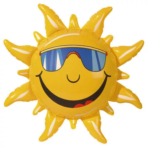 Photo du produit Soleil jaune gonflable