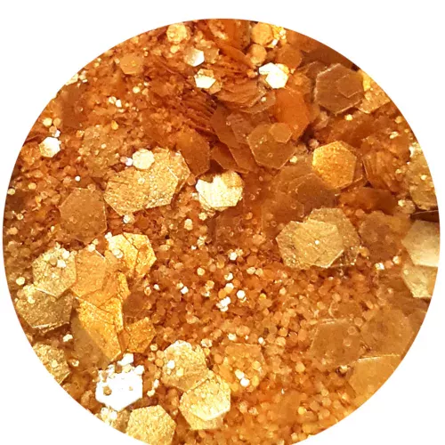 Photo du produit Paillettes biodégradables or Queen du désert - Si si la paillette
