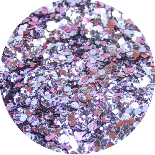 Photo du produit Paillettes biodégradables roses 5h du mat' - Si si la paillette