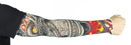 MANCHE TATOUEE DRAGON