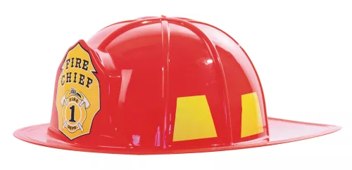 CASQUE POMPIER US ROUGE