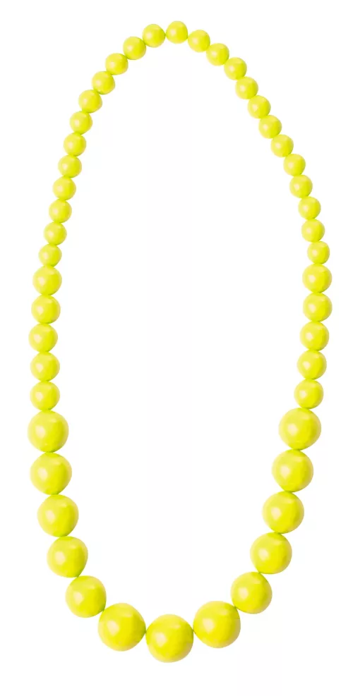 COLLIER PERLE NEON JAUNE – Image 2