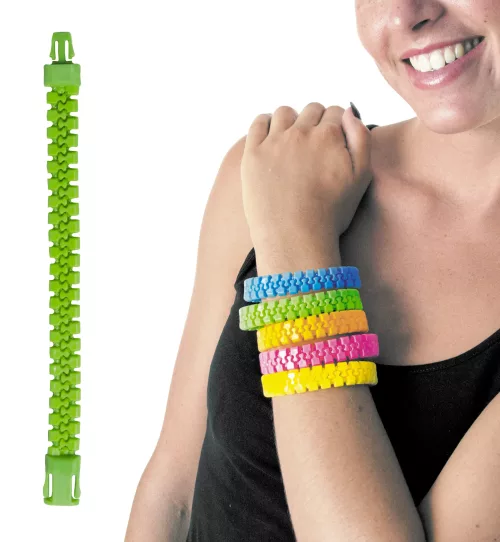 BRACELET ZIP VERT