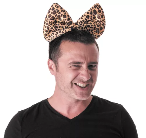 SERRE TETE NOEUD LEOPARD – Image 2