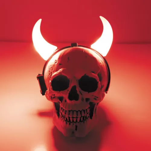 SERRE TÊTE CORNE DIABLE ROUGE LUMINEUX – Image 5