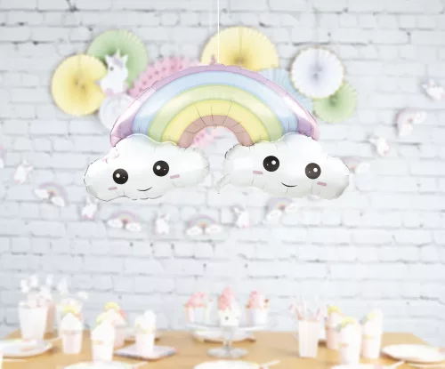 BALLON MYLAR KAWAI RAINBOW – Image 2