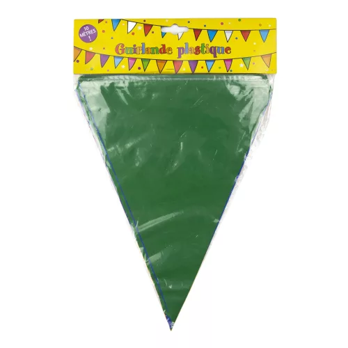 GUIRLANDE PLAST TRIANG. 10M / 20 fanions – Image 2