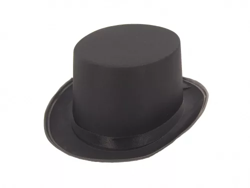 HAUT DE FORME TISSU NOIR LUXE