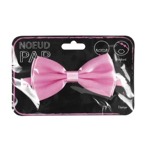 NOEUD PAP SATIN 8CM X4CM ROSE CLAIR – Image 2