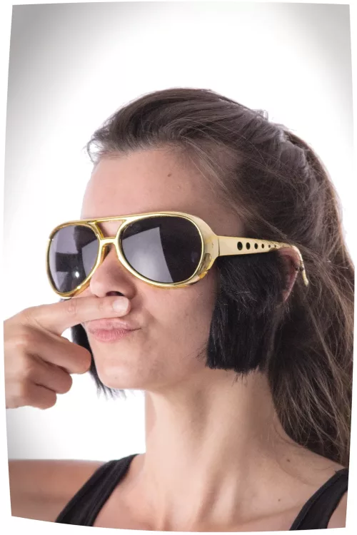 LUNETTES ROCKER OR + PATTES – Image 2