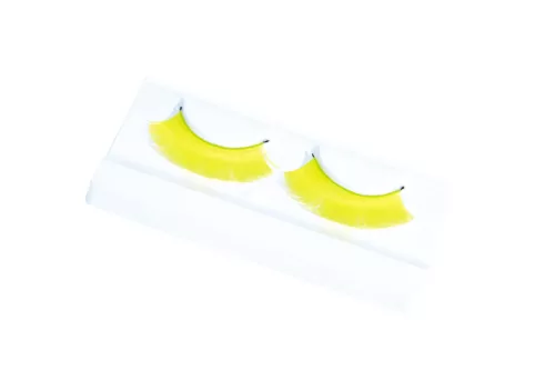 FAUX CILS NEON JAUNE