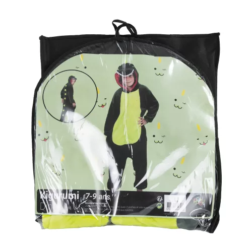 COSTUME KIGURUMI DINO VERT ENFANT T 7/9 ANS – Image 2