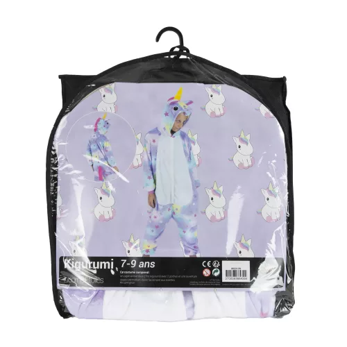 COSTUME KIGURUMI LICORNE AVEC ETOILES ENFANT T 7/9 ANS – Image 3