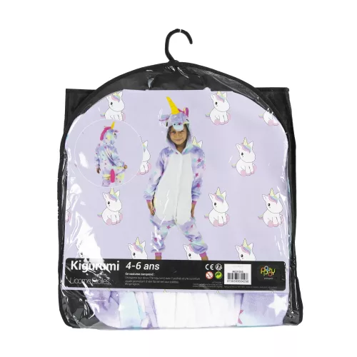 COSTUME KIGURUMI LICORNE AVEC ETOILES ENFANT T 4/6ANS – Image 3
