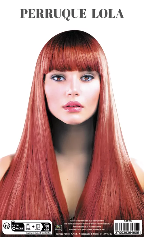 PERRUQUE LOLA ROUSSE – Image 2