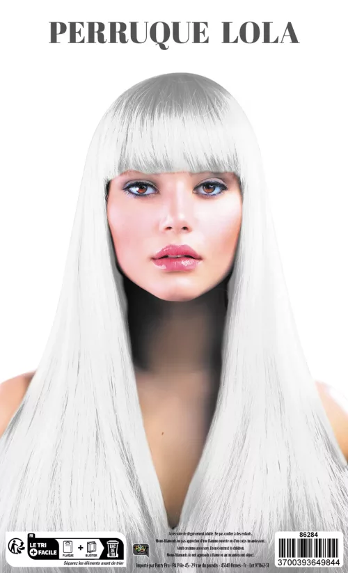 PERRUQUE LOLA BLANCHE – Image 2