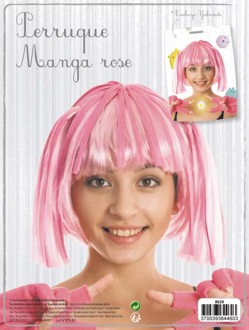 PERRUQUE MANGA ROSE – Image 2