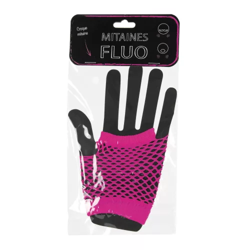 MITAINES FLUO ROSES – Image 2