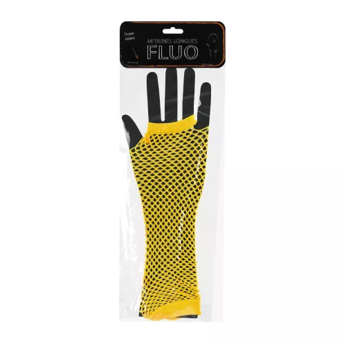 MITAINES LONGUES FLUO ORANGES – Image 2