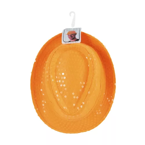 BORSALINO SEQUIN NEON ORANGE – Image 2