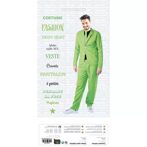 COSTUME FASHION NEON VERT – Image 2