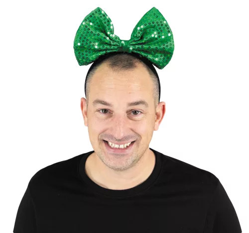 SERRE TETE NOEUD SEQUIN SAINT PATRICK – Image 2