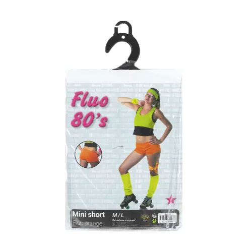 MINI SHORT FLUO ORANGE – Image 4