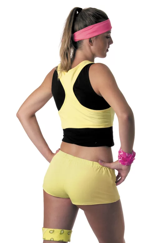 MINI SHORT FLUO JAUNE – Image 2