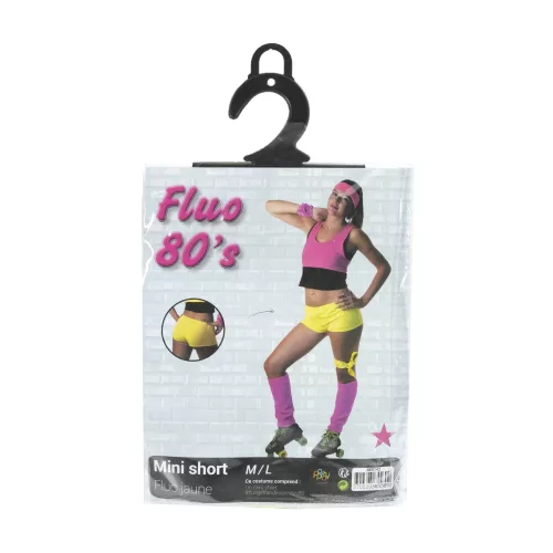 MINI SHORT FLUO JAUNE – Image 4