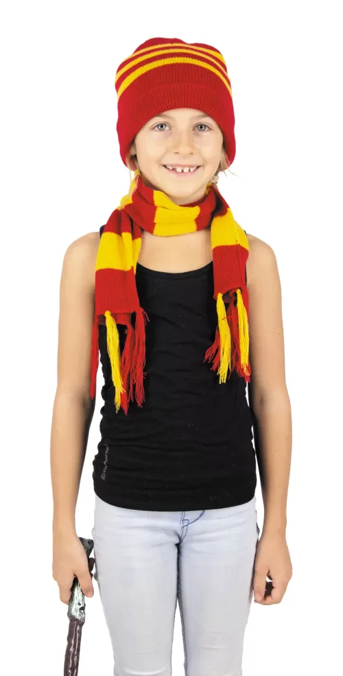 BONNET ET ECHARPE RAYES EN TRICOT
