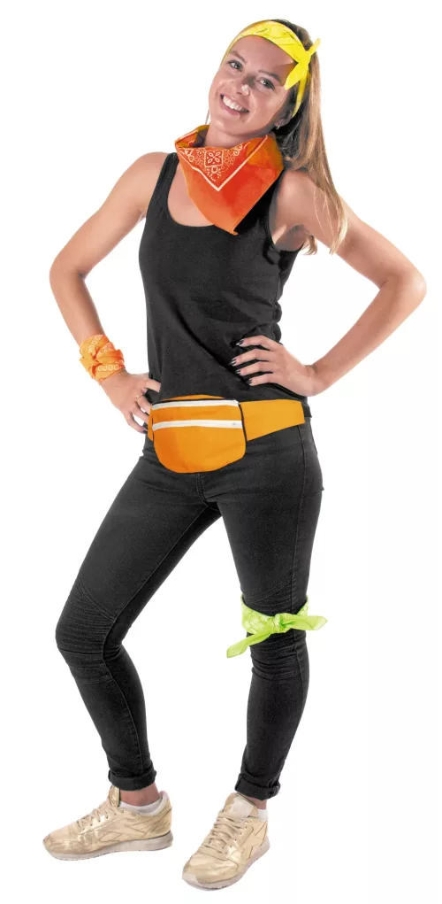 SAC BANANE ORANGE FLUO – Image 2