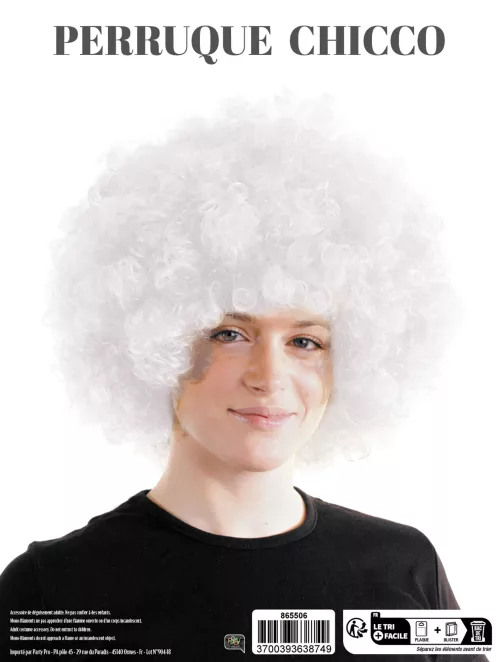 PERRUQUE CHICCO180 BLANCHE – Image 2