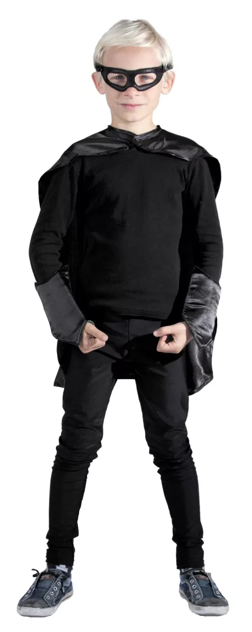 SET SUPER HEROS ENFANT NOIR
