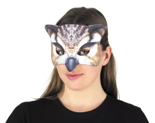 MASQUE REALISTIC HIBOU – Image 2