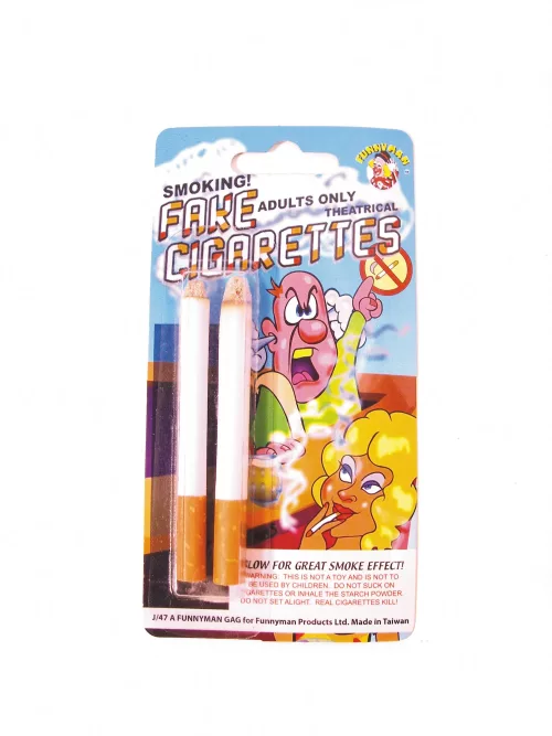 FAUSSES CIGARETTES FUMANTES X2