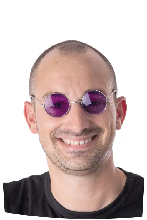 LUNETTES HIPPY VIOLETTES – Image 2