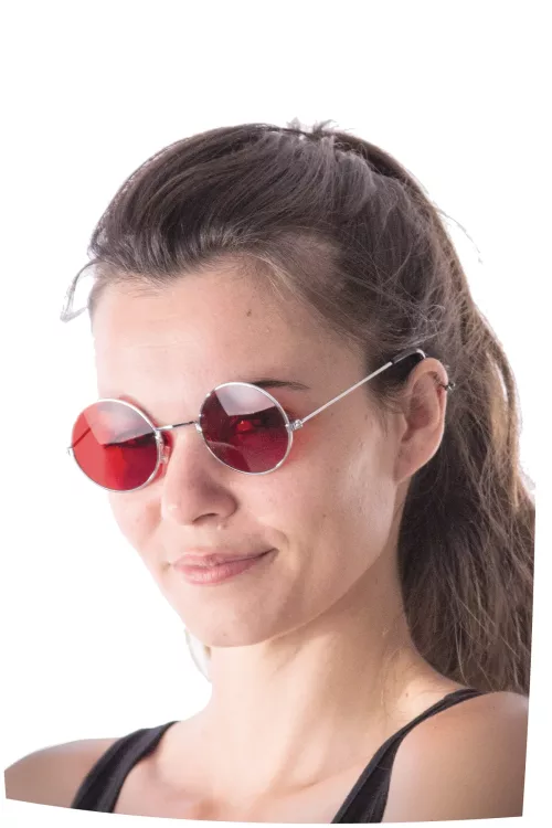 LUNETTES HIPPY ROUGES – Image 2