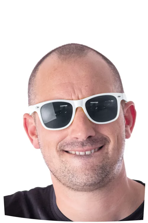 LUNETTES BLUES BLANCHES – Image 2