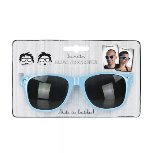 LUNETTES BLUES TURQUOISES – Image 3