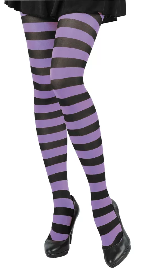 COLLANT RAYE NOIR/VIOLET – Image 2