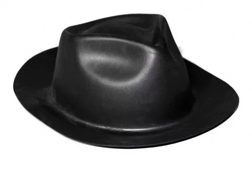 CHAPEAU AL CAPONE NOIR EVA