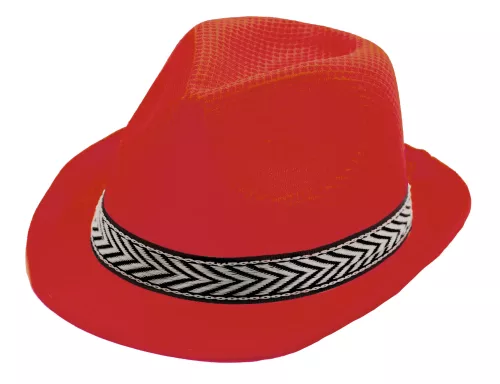BORSALINO POLYESTER ROUGE
