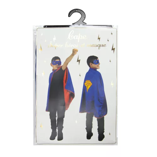 CAPE SUPER HEROS  ENFANT + MASQUE – Image 6