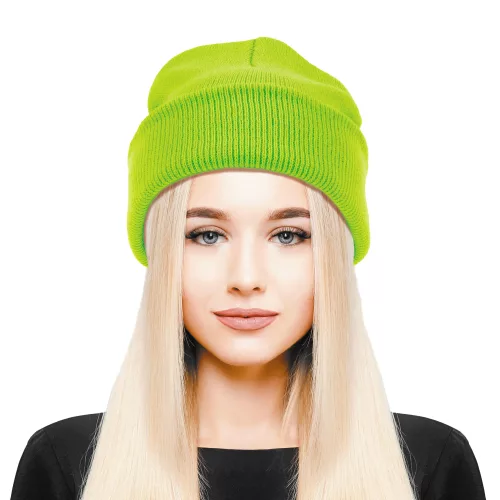 BONNET VERT FLUO – Image 2