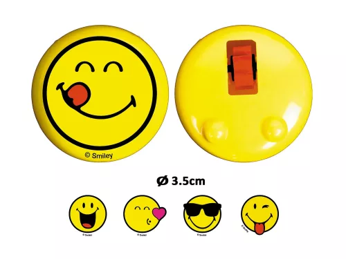 DESCENDEUR DE VITRE SMILEY 3.5CM