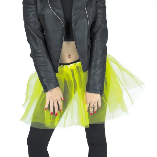 TUTU JAUNE FLUO 35CM