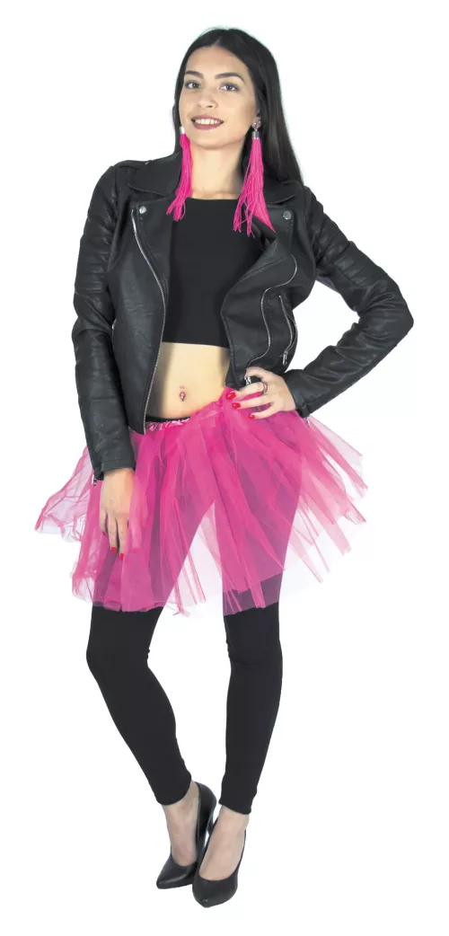TUTU ROSE FLUO 35CM