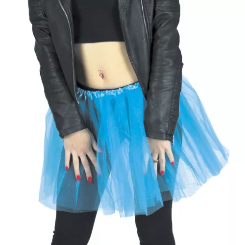 TUTU BLEU FLUO 35CM
