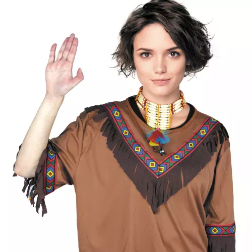 COLLIER INDIEN AVEC PLUMES