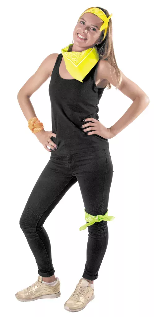 BANDANA NEON JAUNE – Image 2
